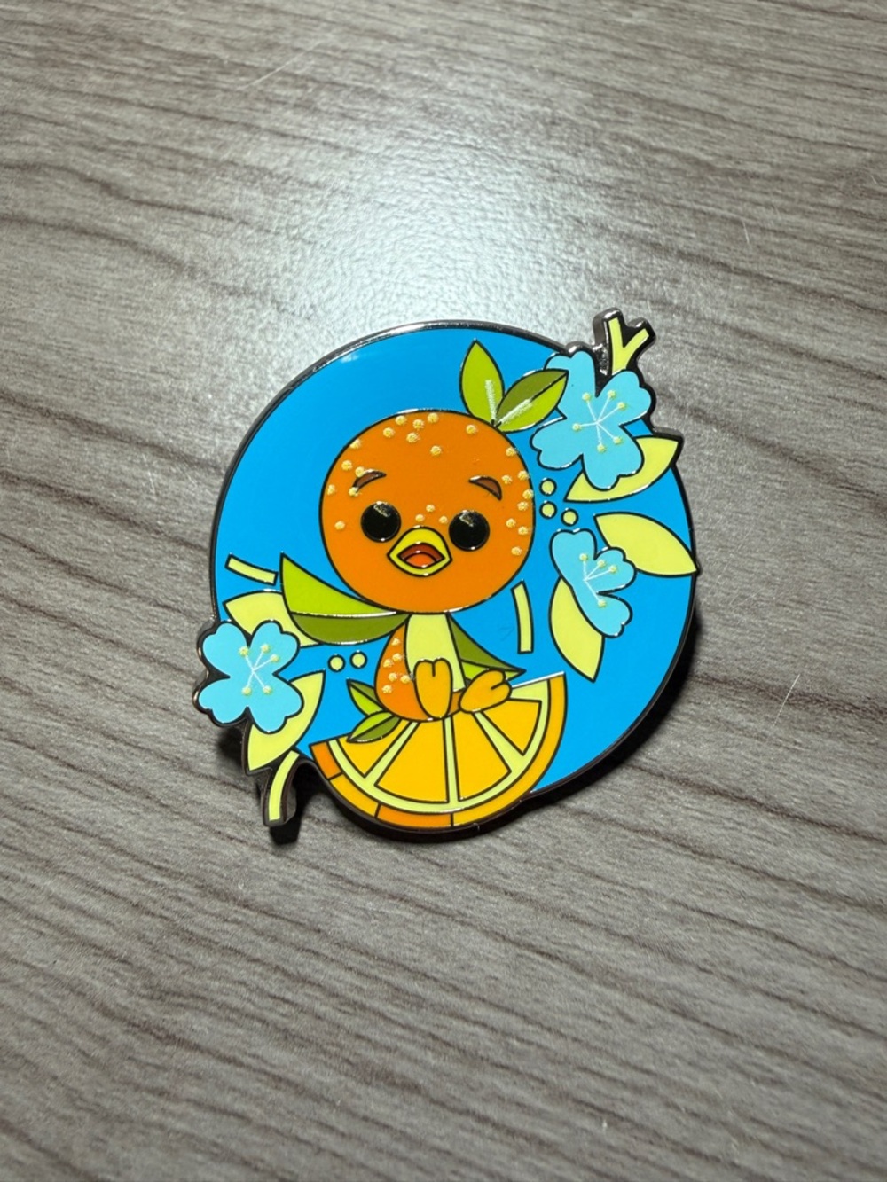 Orange Bird on Orange Slice